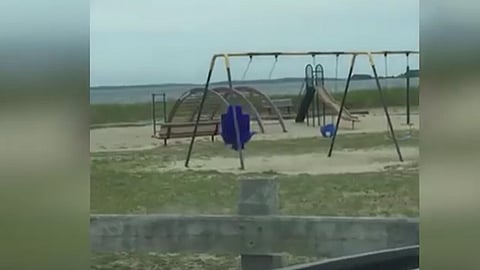 El suceso se registró en un parque infantil de Rhode Island, Estados Unidos