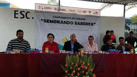 Inauguran primer campamento de verano Sembrando Saberes