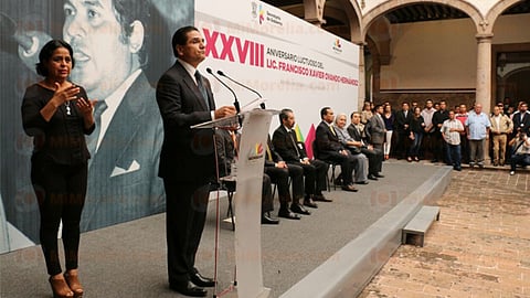 Hoy se viven condiciones distintas a las que vivió Ovando, señaló Silvano Aureoles (Foto: Fernando Maldonado)