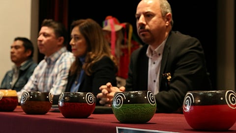 Morquecho Valentín explicó que la comunidad es completamente artesanal (Foto: ACG)