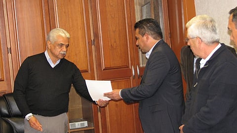 Roberto Valenzuela Cepeda, director general del organismo entregó el nombramiento