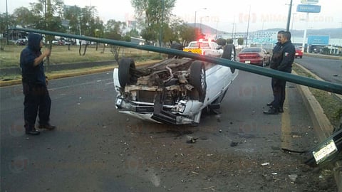 Sólo se registraron daños materiales (Foto: RED 113)