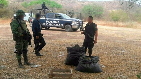 El enervante fue puesto a disposición de la autoridad competente (Foto: cortesía)