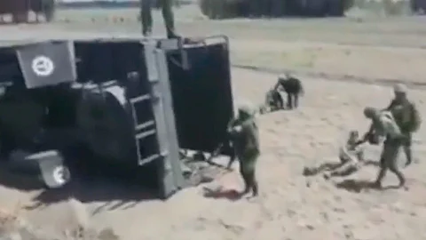 El hecho se registró en la comunidad de Cuesta Blanca (Fotograma extraído de video)