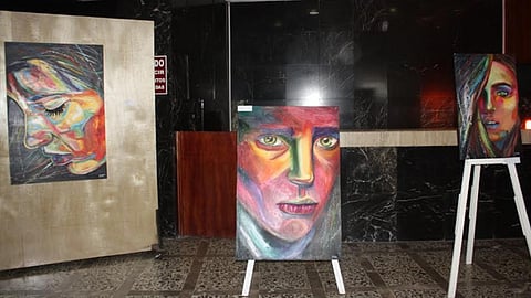 Talleristas y el pintor Javier Santos Aguayo mostraron sus obras (Foto cortesía)