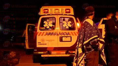 Los lesionados fueron canalizados al Hospital General de Tacámbaro