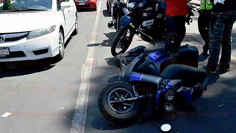 El lesionado quedó internado en un hospital particular (Foto: RED 113)