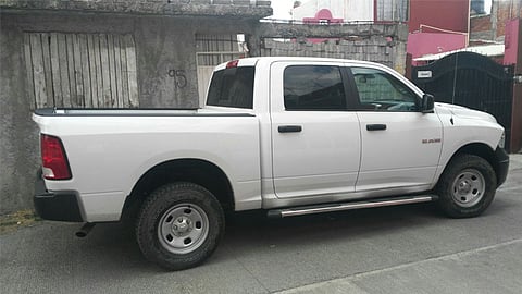 Una Ram 2017 fue la camioneta afectada (Foto: Ayuntamiento de Morelia)