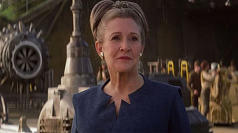 Carrie Fisher interpreta a la Generala Leia en Star Wars El Despertar de la Fuerza (Foto: Captura)