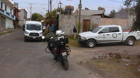 El hallazgo fue sobre la calle Pirul, casi esquina con Cuéramo (Foto: RED 113)