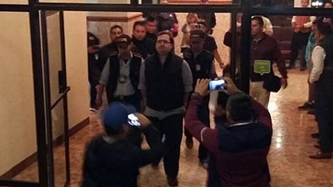 El exmandatario será llevado a audiencia para informarle el motivo de su detención