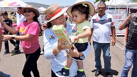 También se realizaron festivales infantiles en las casa hogar y ludoteca del Centro de Convenciones (Foto: Cortesía)