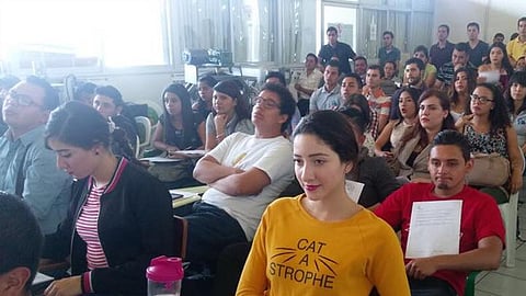 Los ponentes son figuras de medios de comunicación (Foto Facebook: Instituto de la Juventud Michoacana)