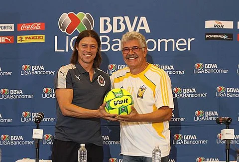 Almeyda y Ferreti con buen animo de cara a la final (Foto: @LIGABancomerMX)
