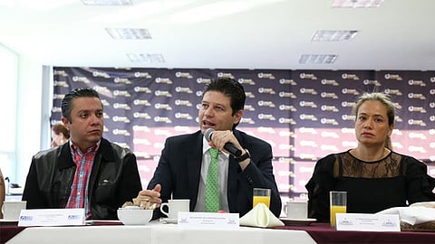 Alfonso Martínez compartió ante los presentes su intención de mejorar a pasos agigantados la seguridad (Foto cortesía)