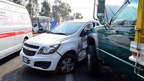 Se dio en el kilómetro 163+700