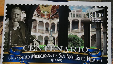 Está estampilla refleja lo que los nicolaitas recientemente hemos construido: Medardo Serna (Foto: ACG)