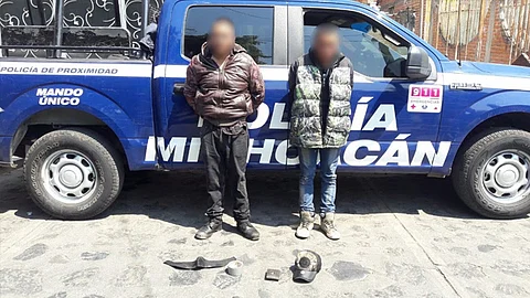 El hecho dejó dos presuntos implicados detenidos (Foto: Cortesía)