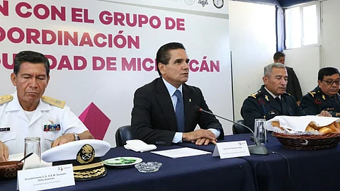 El gobernador encabezó la reunión semanal del Grupo de Coordinación Michoacán (GCM)