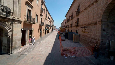 Avanzan las obras en el primer cuadro de la ciudad