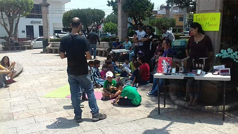 Niños y adultos mostraron sus habilidades (Foto: Blanca Padilla)