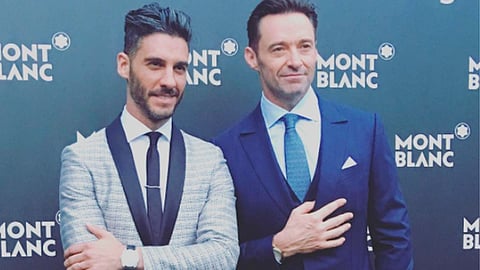 Los actores coincidieron en una presentación de relojes (Foto: Instagram erickelias)