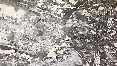 La mezquita de Al Nuri fue proclamado en junio de 2014   (Foto: @mapaenvivo)