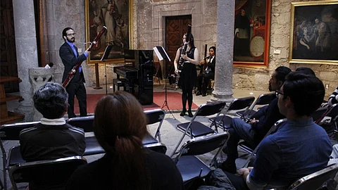 Son estudiantes de la Facultad de Bellas Artes (Foto: ACG)