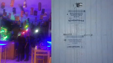 En el operativo participó personal de la procuraduría michoacana, en coordinación con autoridades federales (Fotos: RED 113)