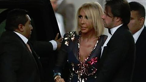 Laura Bozzo, entre los invitados al banquete (Foto: Facebook)