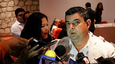 El alcalde de extracción perredista precisó que conocía del vínculo que existían entre el comunicador y "El Cabezas" (Foto ACG)