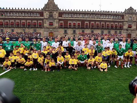 Encuentro de México vs Alemania en el zócalo de la CDMX (Foto: Facebook Miguel Ángel Mancera)