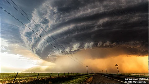 Tormenta en Texas, Estados Unidos (3 junio 2014)