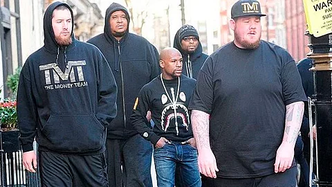 El peso total de los cuatro guardaespaldas es de 667 kilogramos (Foto Cortesía)