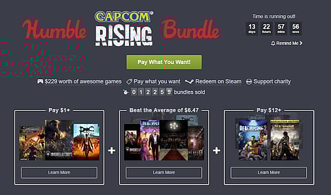 Humble Bundle se asocia con Capcom y ofrece 10 juegos por 12 dólares