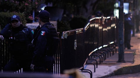 El operativo comenzó durante la madrugada y se mantendrá hasta finalizar la evaluación para garantizar la seguridad de los asistentes y evitar que se obstaculice su desarrollo (Foto: ACG)