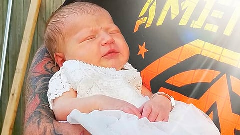 La mamá de Mariana le hizo un llamado a los padres de familia para que no dejen que nadie bese a sus bebés (Foto: Facebook Nicole Sifrit)