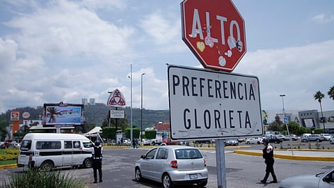 Se llevó a cabo operativo en la glorieta ubicada en la avenida Enrique Ramírez (Foto ACG)