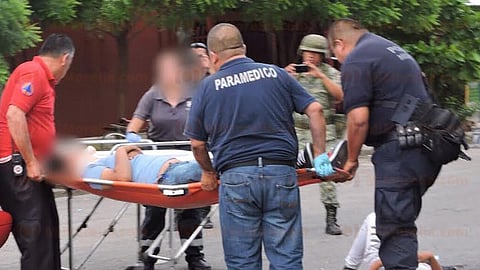 Los agentes de Tránsito hicieron los peritajes respectivos para así determinar responsabilidades (Foto: RED 113)
