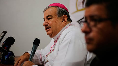 Durante esta mañana de sábado el sacerdote dio un mensaje de paz y esperanza a los feligreces (Foto: ACG)