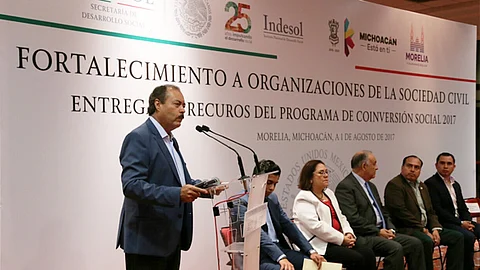 Se realizó la entrega de apoyos de Fortalecimiento a organizaciones de la sociedad civil con una bolsa de 8.4 millones de pesos (Foto: ACG)
