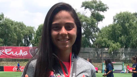 “Poder meter un gol y celebrarlo en un lugar tan histórico sería algo increíble” (Foto: Facebook Dalia Molina)