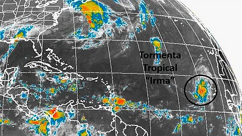 Se ubica en las costas de África (Foto: SMN)