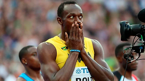 Bolt solo se pudo llevar el bronce (Foto: Twitter @Univ_deportivo)