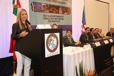 Invitó a los participantes a recorrer las calles de la ciudad de la cantera rosa (Foto cortesía)