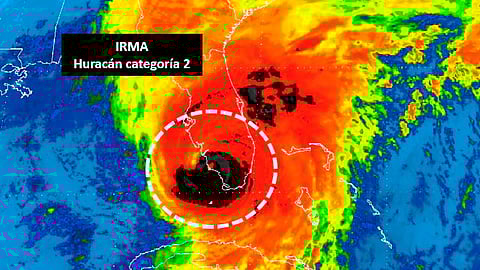 Trump planea visitar Florida para evaluar las condiciones que se encuentra tras el potente fenómeno natural (Foto: @conagua_clima)