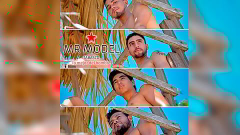 Estos eran algunos de los participantes (Foto: Facebook Mr. Model Tabasco)