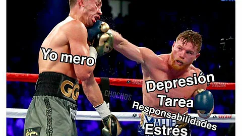 Los memes aparecieron después del empate de Canelo y GGG (Foto: Twitter)