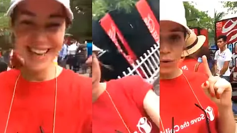 Acusó de que la empresa instaló tres máquinas expendedoras de agua (Fotograma: YouTube)