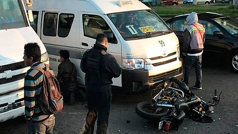 El incidente ocurrió la mañana de éste sábado (Foto: RED 113)